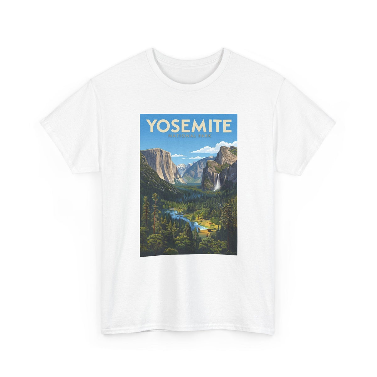 Yosemite National Park vintage poster t-shirt