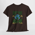 Earth Day t-shirt with a vintage Earth illustration and 'Earth Day Every Day' lettering