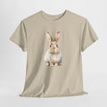 Rabbit t-shirt with a lifelike watercolor rabbit