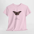 Butterfly t-shirt with a brown butterfly above the text F.L.Y.