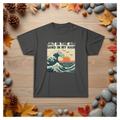 Salt in the Air Tee – Vintage Beach Sunset Graphic T‑Shirt