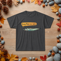 Sardine Graphic Tee — "Long Time No Sea" Punny Fish T-Shirt
