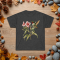 Hummingbird & Pink Blossoms Tee — Botanical Nature T-Shirt