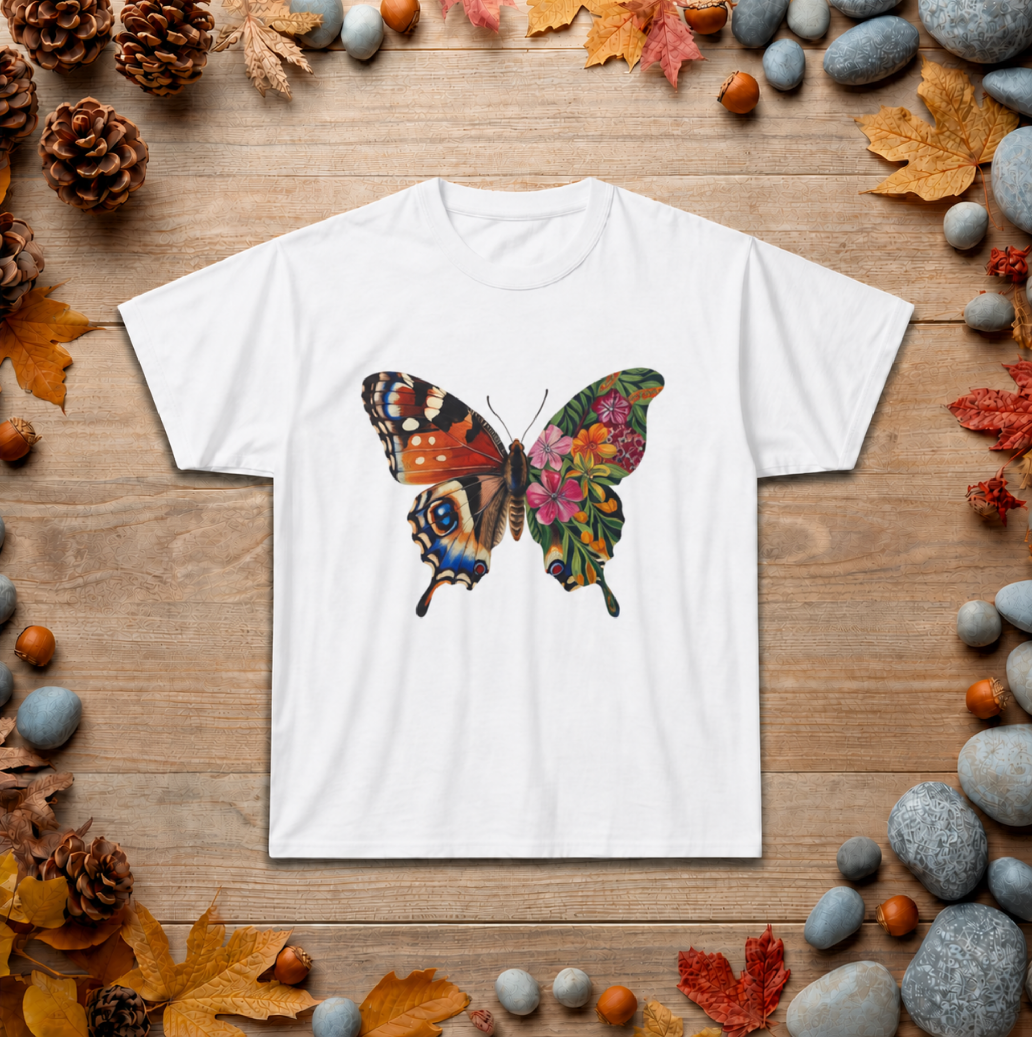 Butterfly Floral Graphic Tee