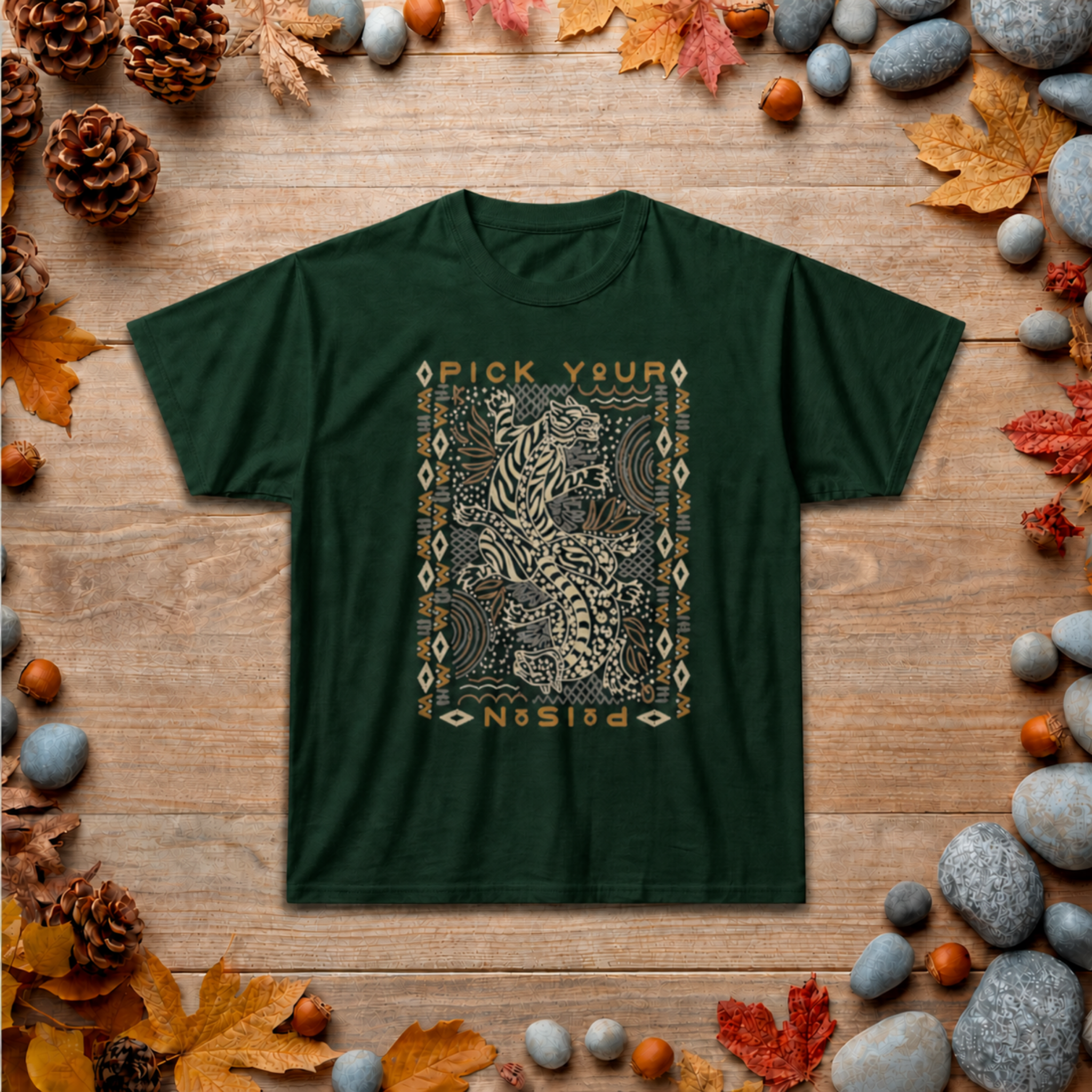 Pick Your Poison Tee — Vintage Tattoo Snake Graphic T-Shirt