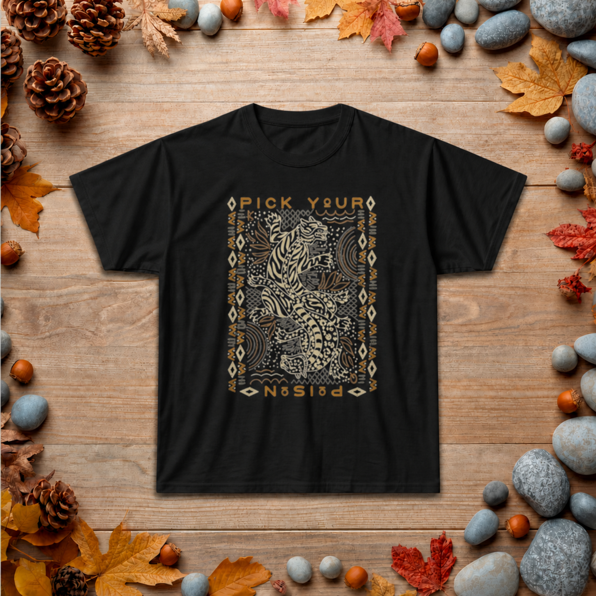 Pick Your Poison Tee — Vintage Tattoo Snake Graphic T-Shirt