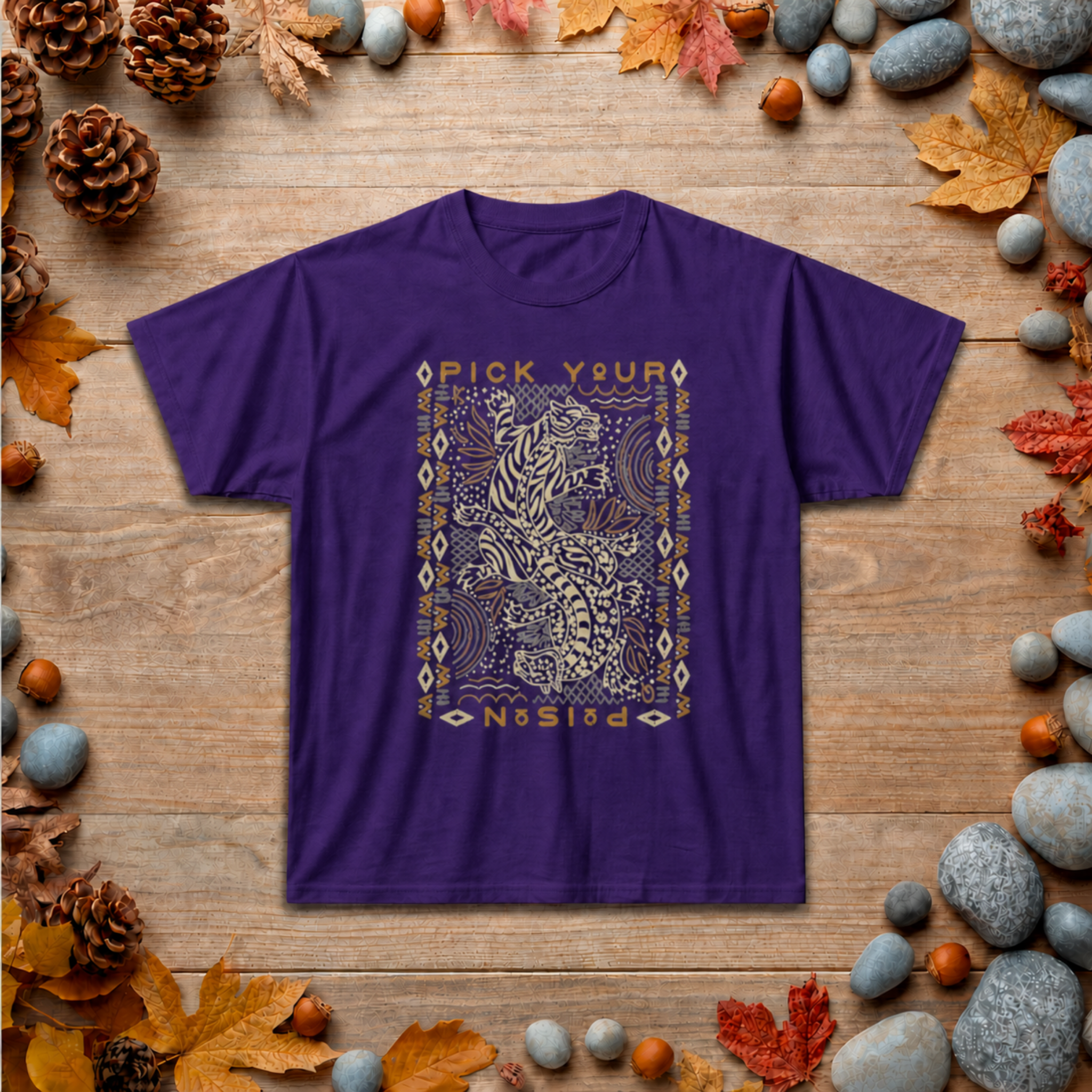 Pick Your Poison Tee — Vintage Tattoo Snake Graphic T-Shirt