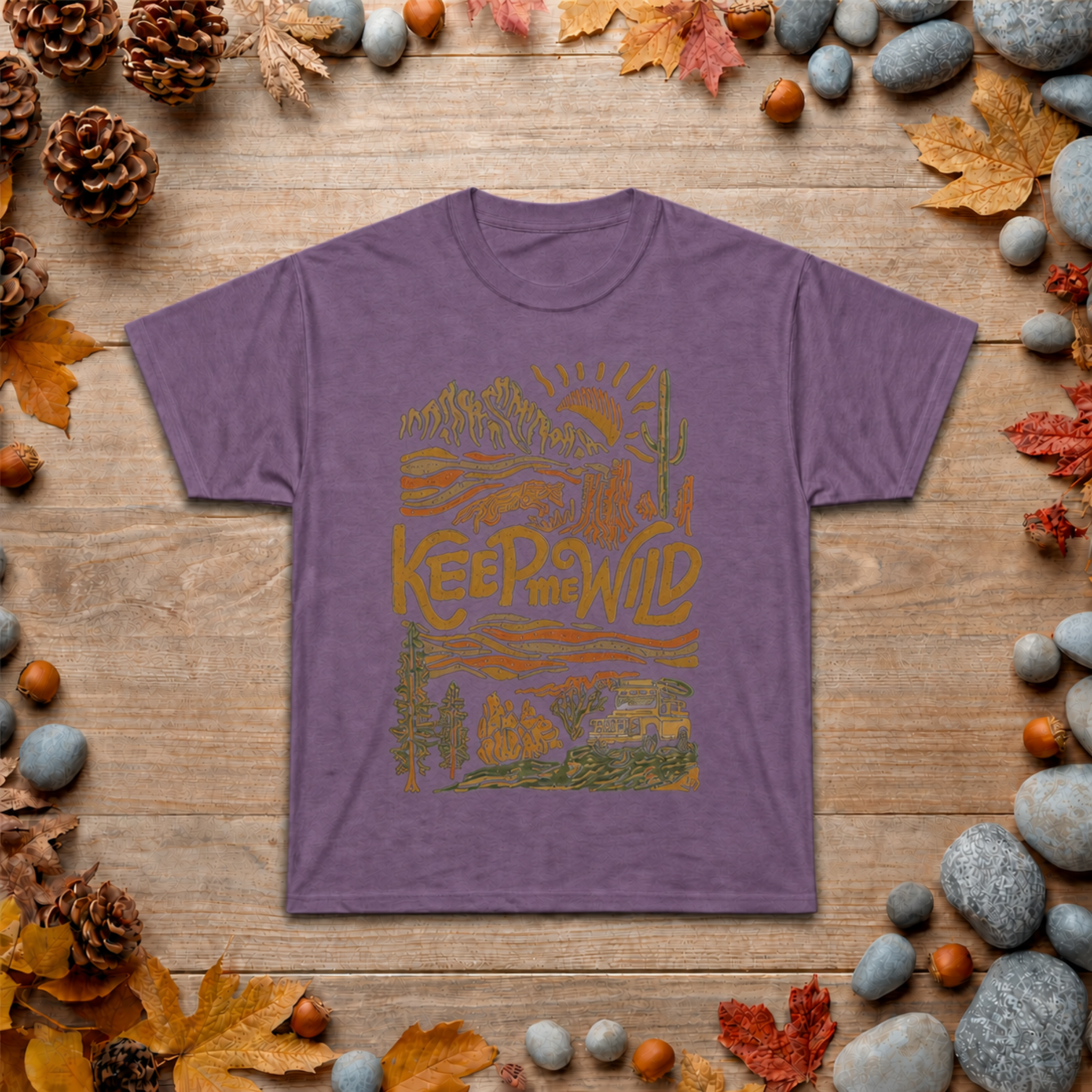 Keep Wild T-Shirt — Vintage Desert Adventure Graphic Tee