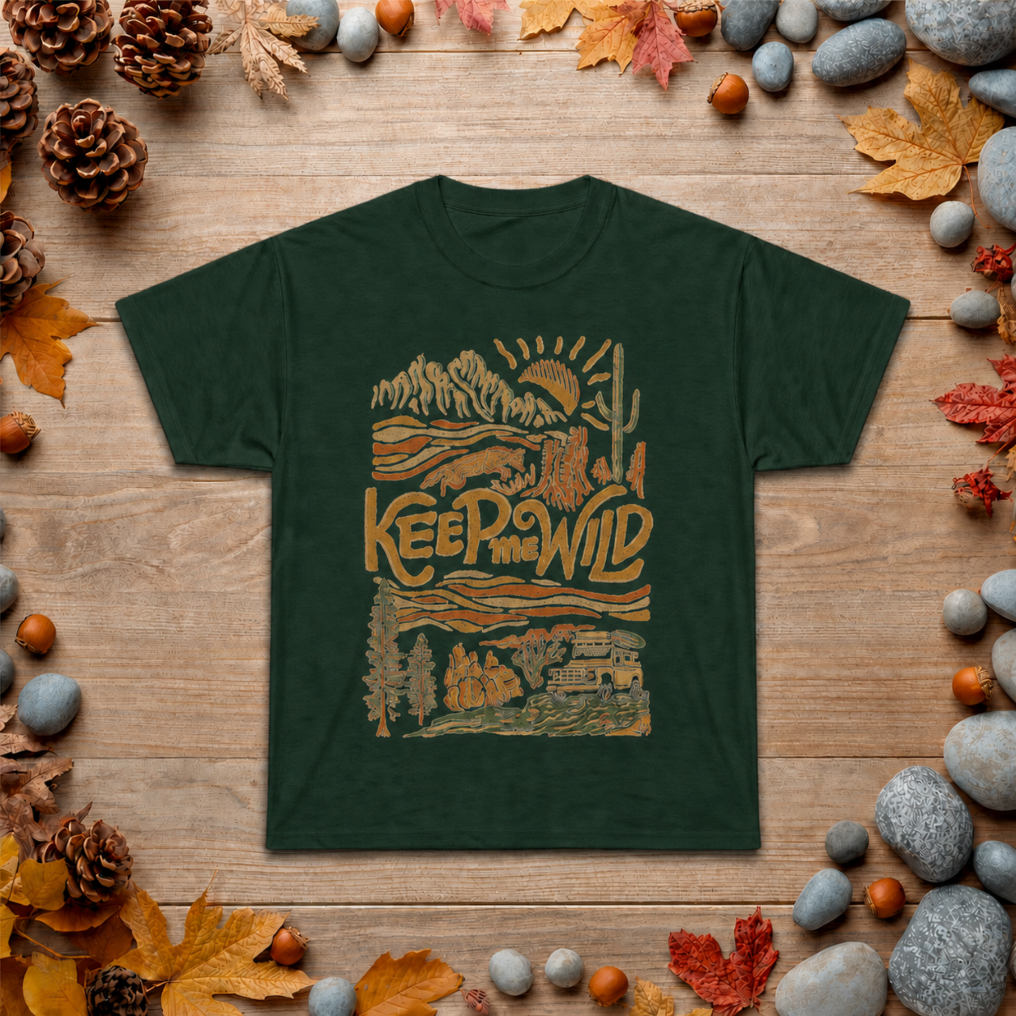 Keep Wild T-Shirt — Vintage Desert Adventure Graphic Tee