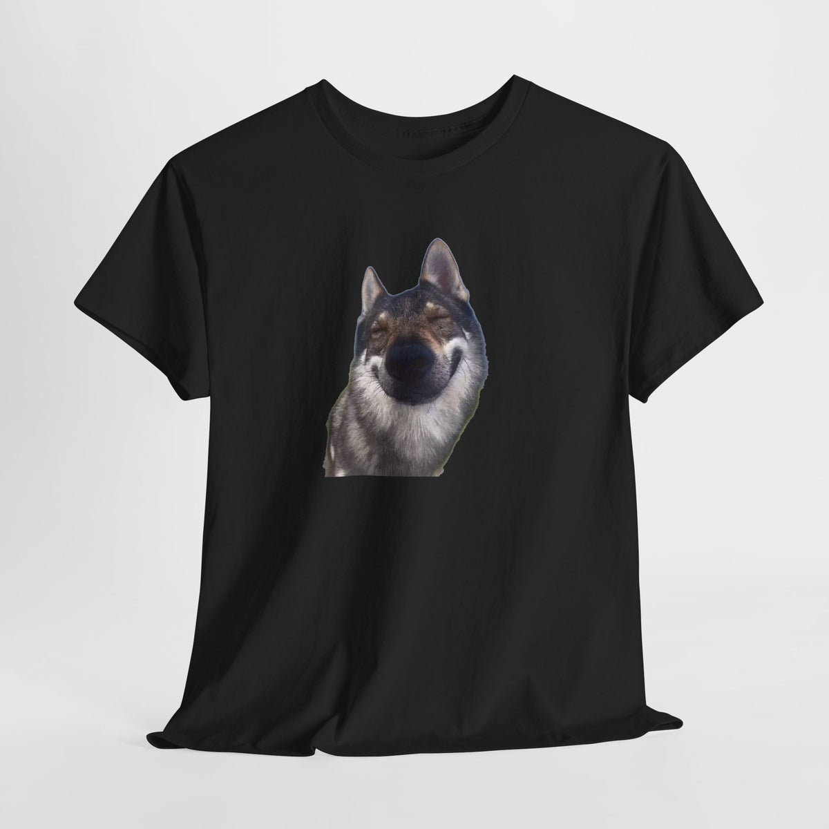 Wolf t-shirt with a realistic wolf face portrait