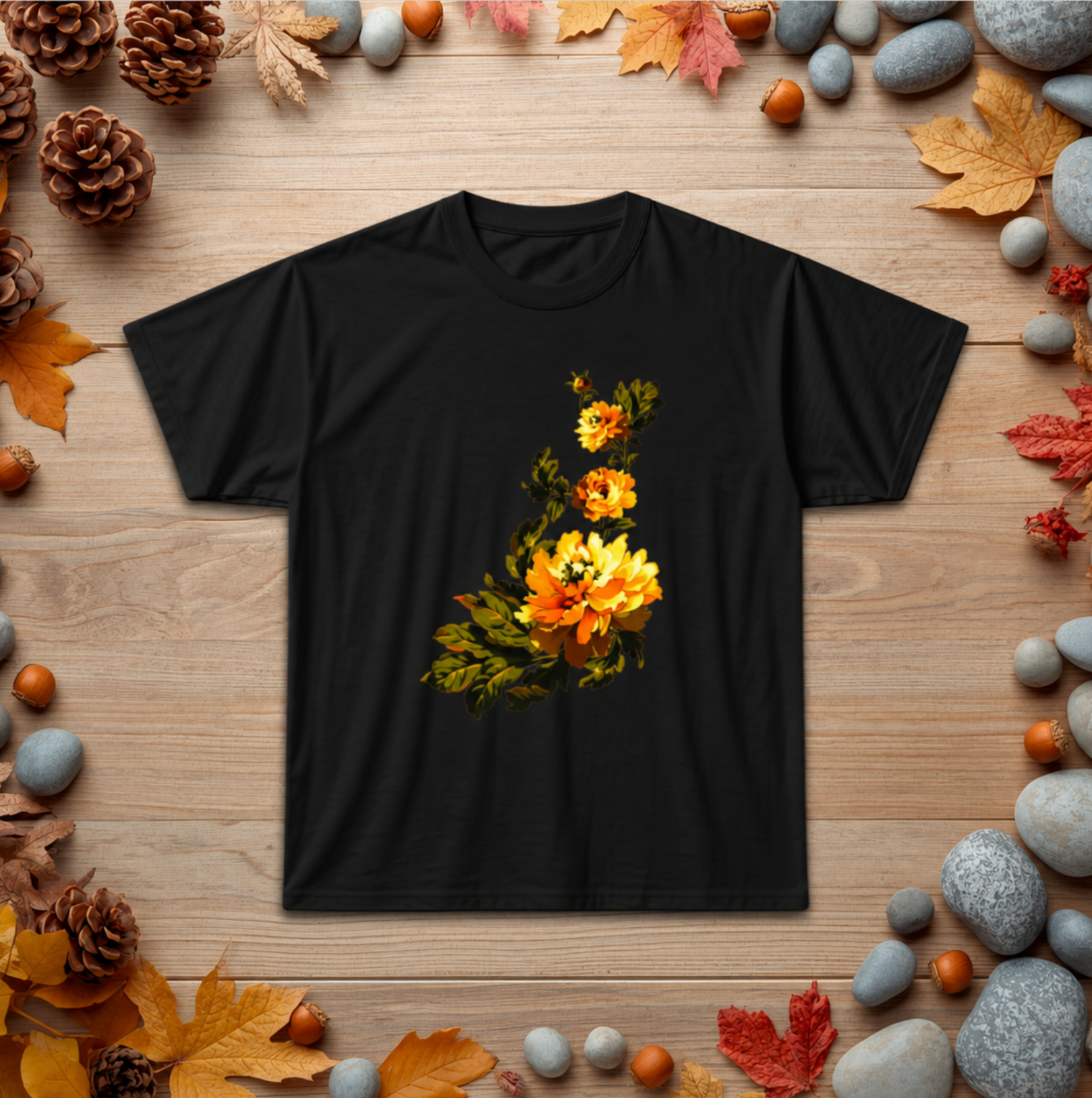 Bucket Hat Fish T‑Shirt — Funny Fisherman Tee